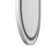 Дзеркало Mixxus Premium ELLIPSE MV05-80x70-Reverse WHITE з Led Touch, Anti-fog, димером (3-6,5kK) (