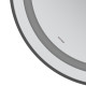 Дзеркало Mixxus Premium ELLIPSE MV05-80x70-Reverse BLACK з Led Touch, Anti-fog, димером (3-6,5kK) (MP6646)