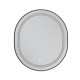 Дзеркало Mixxus Premium ELLIPSE MV05-80x70-Reverse BLACK з Led Touch, Anti-fog, димером (3-6,5kK) (MP6646)