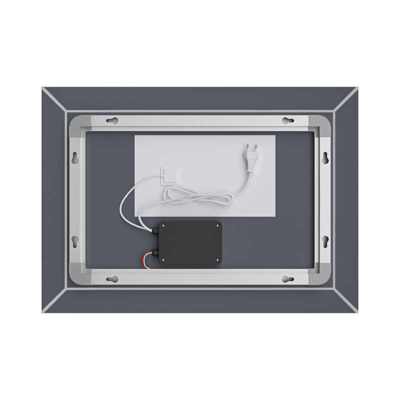 Дзеркало Mixxus Premium CUBIC MR14-80x60-Reverse з Led Touch, Anti-fog, димером, регулятором яскрав