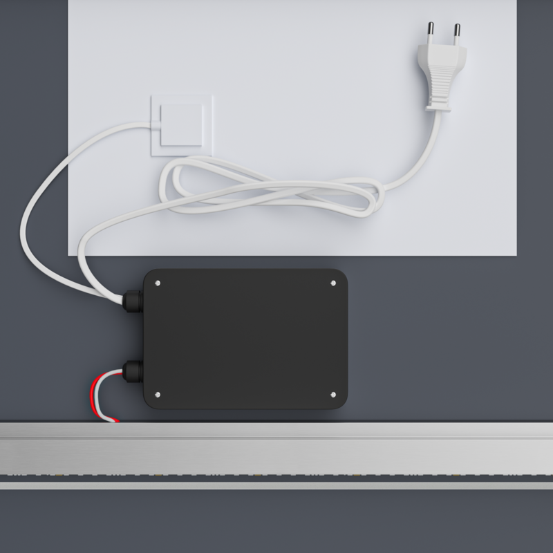 Дзеркало Mixxus Premium CUBIC MR14-80x60-Reverse з Led Touch, Anti-fog, димером, регулятором яскрав