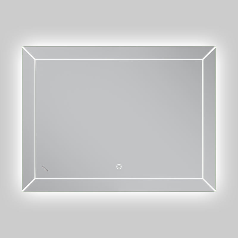 Дзеркало Mixxus Premium CUBIC MR14-80x60-Reverse з Led Touch, Anti-fog, димером, регулятором яскрав