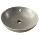 Раковина накладна Mixxus Premium TOPPER-0201 GRAY 410x410x165mm з переливом (MP6649)