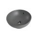 Раковина накладна Mixxus Premium TOPPER-0201 GRAY 410x410x165mm з переливом (MP6649)