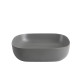 Раковина накладна Mixxus Premium DIVERSE-0115 GRAY 490x395x135mm (MP6650)
