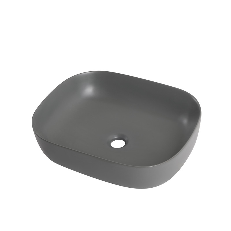 Раковина накладна Mixxus Premium DIVERSE-0115 GRAY 490x395x135mm (MP6650)