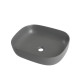 Раковина накладна Mixxus Premium DIVERSE-0115 GRAY 490x395x135mm (MP6650)