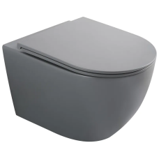 Унітаз підвісний Mixxus Premium ELLIPSE-0308-T3 GRAY 490x360x360mm система змиву TORNADO 3.0 (MP665