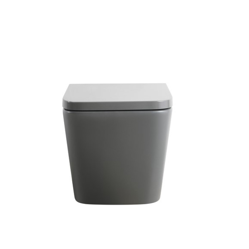 Унітаз підвісний Mixxus Premium QUADRO-0305-R GRAY 510x350x345mm система змиву RIMLESS (MP6656)