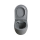 Унітаз підвісний Mixxus Premium TOPPER-0303-R GRAY 495x370x350mm система змиву RIMLESS (MP6657)