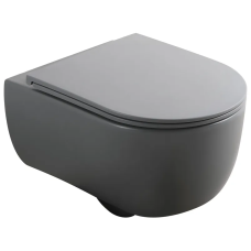 Унітаз підвісний Mixxus Premium TOPPER-0303-R GRAY 495x370x350mm система змиву RIMLESS (MP6657)