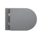 Унітаз підвісний Mixxus Premium TOPPER-0303-R GRAY 495x370x350mm система змиву RIMLESS (MP6657)