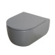 Унітаз підвісний Mixxus Premium TOPPER-0303-R GRAY 495x370x350mm система змиву RIMLESS (MP6657)