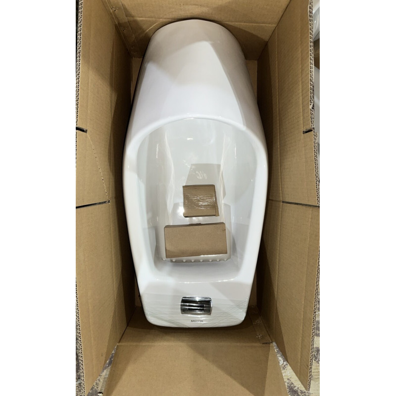 Пісуар підвісний Mixxus Premium BEVEL-1001 390x395x795mm з ІЧ-датчиком автоматичного змиву (MP6661)