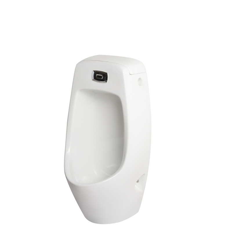 Пісуар підвісний Mixxus Premium BEVEL-1001 390x395x795mm з ІЧ-датчиком автоматичного змиву (MP6661)