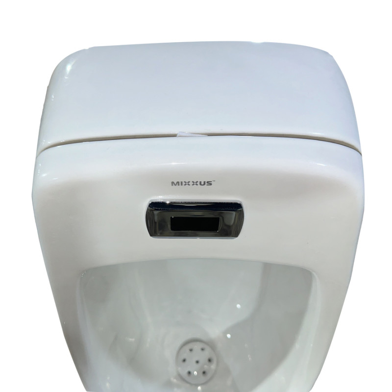 Пісуар підвісний Mixxus Premium BEVEL-1001 390x395x795mm з ІЧ-датчиком автоматичного змиву (MP6661)