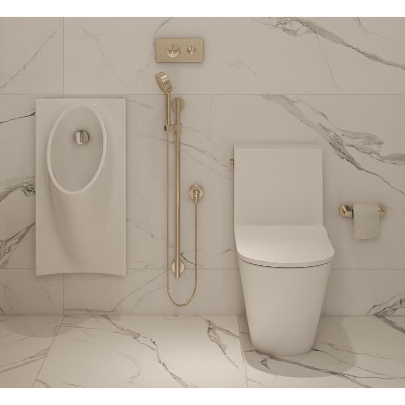 Пісуар підвісний Mixxus Premium BEVEL-1005 380x420x750mm з краном для пісуара (MP6664)
