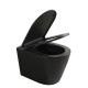 Комплект унітаз з інсталяцією для унітазу Mixxus Premium BEVEL-SET-2101 BLACK система змиву TORNADO