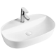 Раковина накладна Mixxus Premium ELLIPSE-0204 600х380х115mm з отвором під змішувач (MP6679)