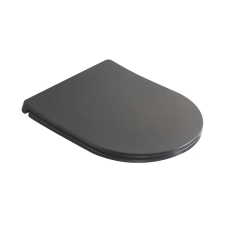 Сидіння-кришка для унітазу Mixxus Premium SEAT COVER ELLIPSE-TOPPER-2002 GRAY 425х360х25mm дюроплас