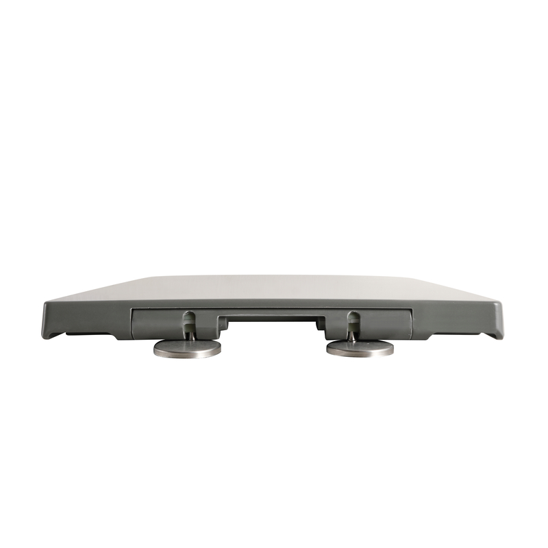 Сидіння-кришка для унітазу Mixxus Premium SEAT COVER QUADRO-2004 GRAY 425х358х32mm дюропласт (MP668