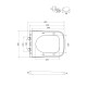 Сидіння-кришка для унітазу Mixxus Premium SEAT COVER QUADRO-2005 430х345х30mm дюропласт (MP6688)