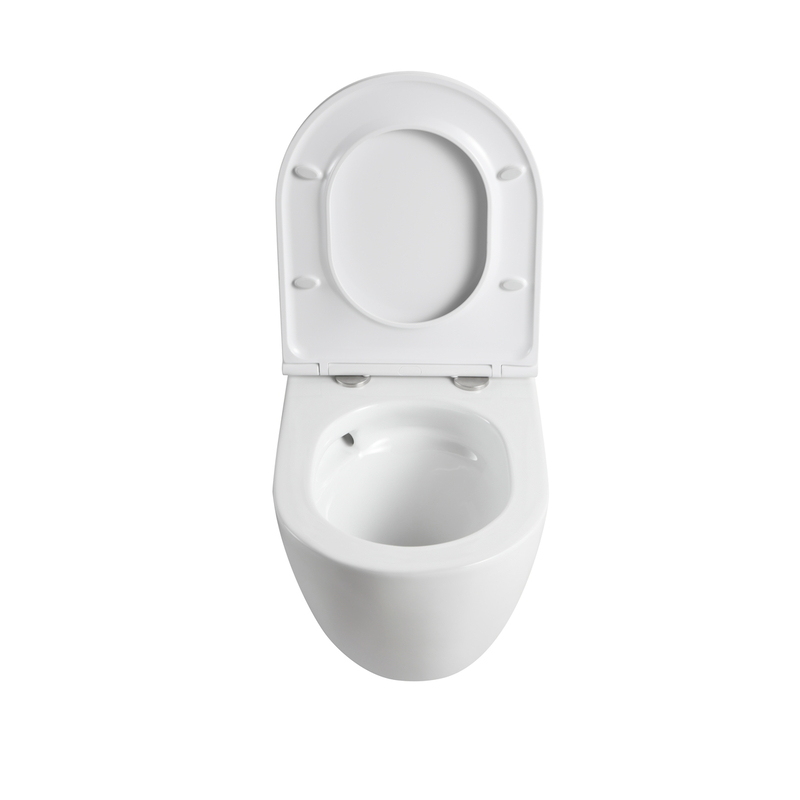 Комплект: Mixxus Premium Ellipse-SET-2102 (в 2 ящ) Унітаз система змиву Tornado 3.0+ Інсталяція Koer KT-0404 + панель KT-0604-01 Chrome (MP6690)