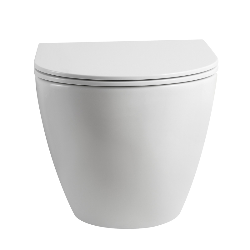 Комплект: Mixxus Premium Ellipse-SET-2102 (в 2 ящ) Унітаз система змиву Tornado 3.0+ Інсталяція Koer KT-0404 + панель KT-0604-01 Chrome (MP6690)