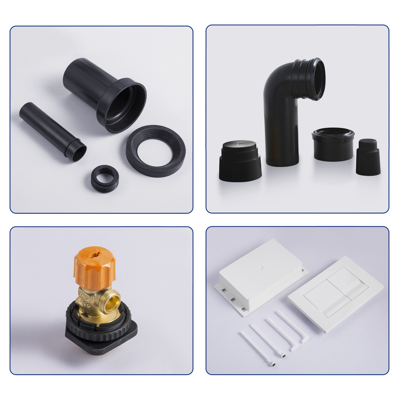 Комплект: Mixxus Premium Ellipse-SET-2102 (в 2 ящ) Унітаз система змиву Tornado 3.0+ Інсталяція Koer KT-0404 + панель KT-0604-01 Chrome (MP6690)