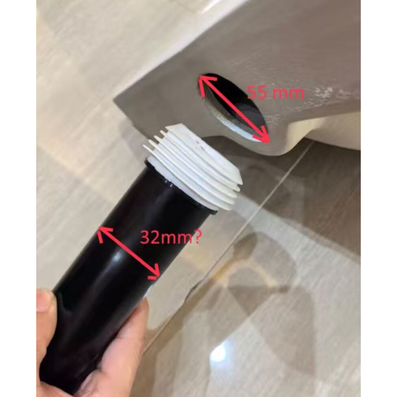 Сполучний патрубок для чаші Генуя Mixxus Premium Wave-2304 (MP6727)