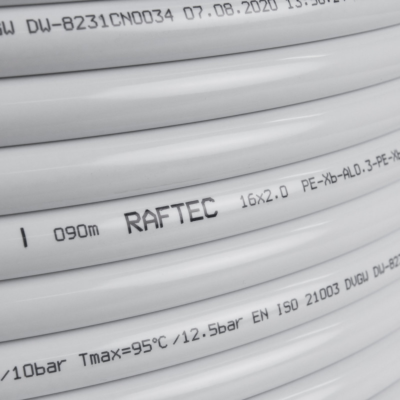 Raftec Труба металопластикова White (PEX-B/AL/PEX-B) (MPT1620) 16х2.0 мм MPT1620