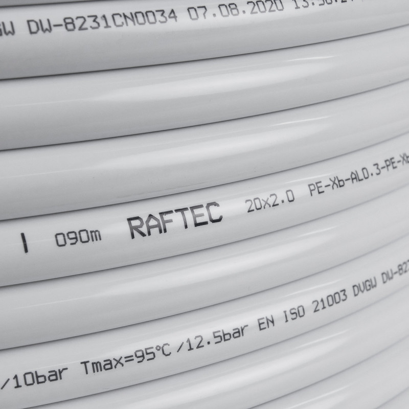 Raftec Труба металопластикова White (PEX-B/AL/PEX-B) (MPT2020) 20х2.0 мм MPT2020