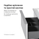 База з раковиною, підвісна, 80 см, 2 ящики AM.PM X-Joy S MTA-FHX0802WG-WCC0802WG