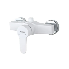Змішувач для душа PLAMIX MARIO-003 SET WHITE (зі шлангом, лійкою та кронштейном) (MX1894)