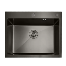 Мийка Mixxus MH5843 Nano-Black з нерж. сталі (колір графіт) (MX1931)