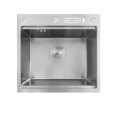 Мийка Mixxus MH5050-SK NANO-SILVER (3.0/0.8) з н.ст. зі сходинкою для суш.,з підст.під ножі(нерж.)(