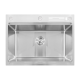 Мийка Mixxus MH7050-SK NANO-SILVER (3.0/0.8) з н.ст., зі сходинкою для суш.,з підст.під ножі(нерж.)