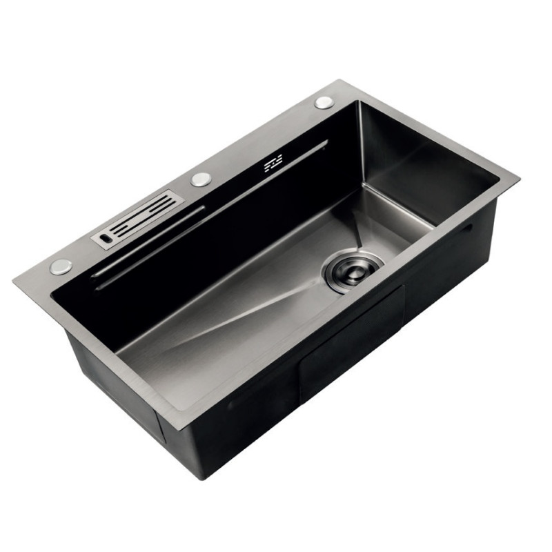 Мийка Mixxus Premium MH7545-SET-05 NANO-BLACK (3.0/0.8) комплект (графіт) (MX9632)