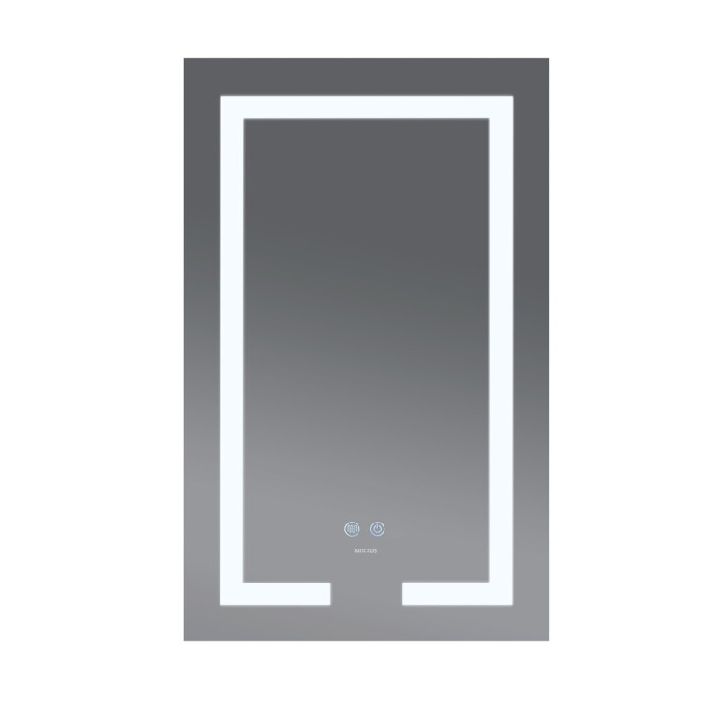Дзеркало Mixxus HARD MR07-50x80 з Led Touch, Anti-fog, димером, регулятором яскравості (MX9992)