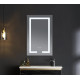 Дзеркало Mixxus HARD MR07-50x80 з Led Touch, Anti-fog, димером, регулятором яскравості (MX9992)