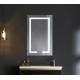 Дзеркало Mixxus HARD MR07-50x80 з Led Touch, Anti-fog, димером, регулятором яскравості (MX9992)