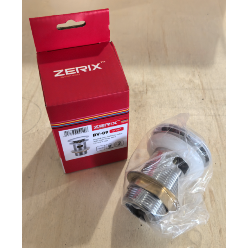 Донный клапан для раковины с переливом Zerix BV-09 1 1/4