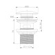 Донный клапан для раковины с переливом Zerix BV-09 GRAY 1 1/4