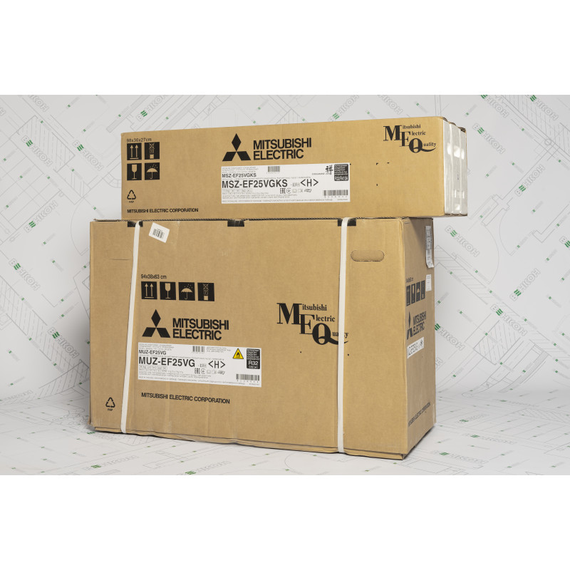 Mitsubishi Electric Кондиціонер спліт-система Design Inverter MSZ-EF25VGKS/MUZ-EF25VG