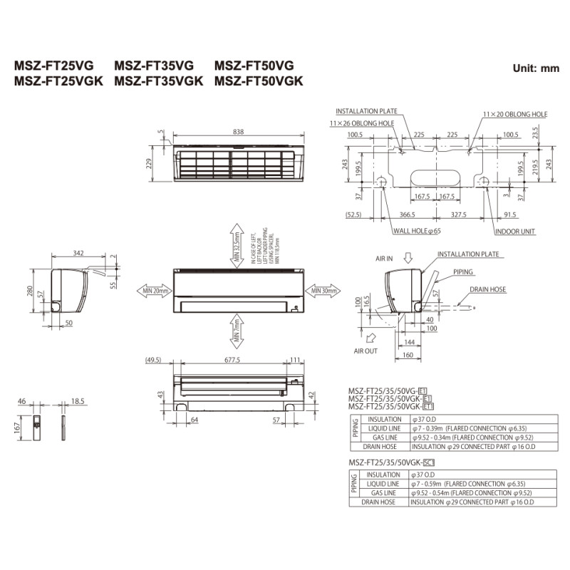 Mitsubishi Electric Кондиціонер спліт-система Deluxe Inverter MSZ-FT35VGK/MUZ-FT35VGHZ