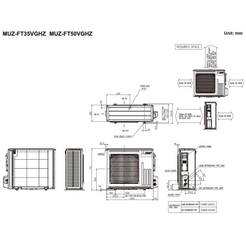 Mitsubishi Electric Кондиціонер спліт-система Deluxe Inverter MSZ-FT35VGK/MUZ-FT35VGHZ