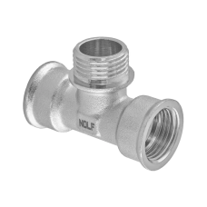 Тройник Nolf NFC.T06FMF-N-1/2''FMF никелированный (NF3098)