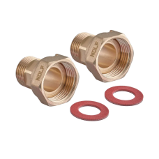 Комплект для подключения счетчика воды с накидной гайкой Nolf NFC.460-SET - 1/2