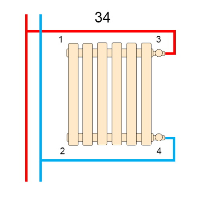 Betatherm Трубчатый радиатор Praktikum PH2 425x1200 черный (PH 2120/11 9005M 34)