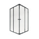 Qtap Душова кабіна Pisces BLA109-11SC5 90-105x90-105 см, скло Clear 5 мм без піддону (PISBLA10911SC5)
